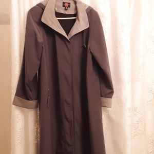 Gallery Petite raincoat gray-taupe